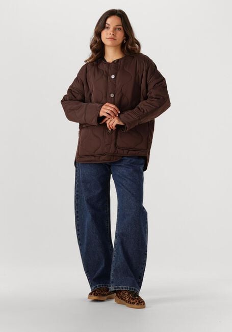 Braune OBJECT Pullover OBJLAILA L/S RE TOP NOOS - large