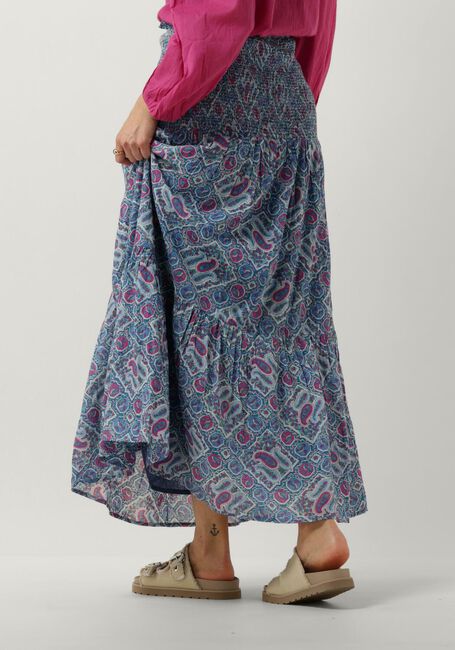 Mehrfarbige/Bunte ANTIK BATIK Maxirock ZENA LONG SKIRT - large