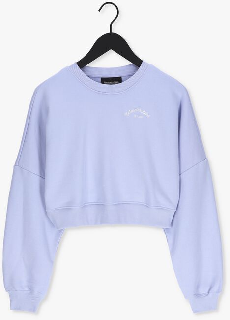 Blaue COLOURFUL REBEL Sweatshirt REBELLES CROPPED SHOULDER SWEAT - large