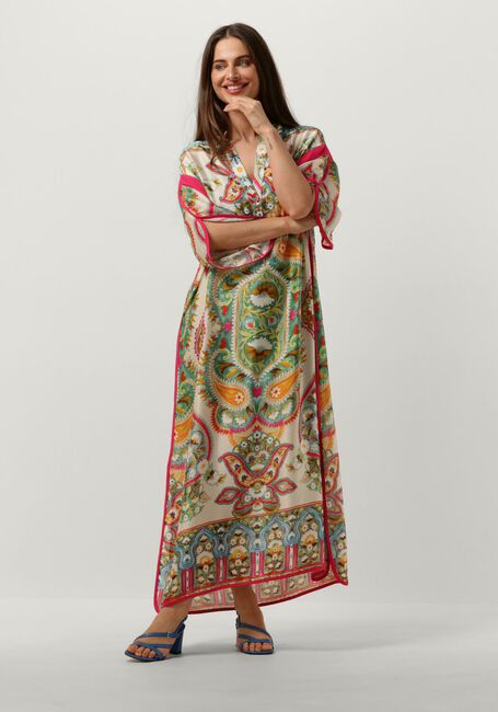 Mehrfarbige/Bunte ACCESS Midikleid DRESS PRINTED LOOSE - large