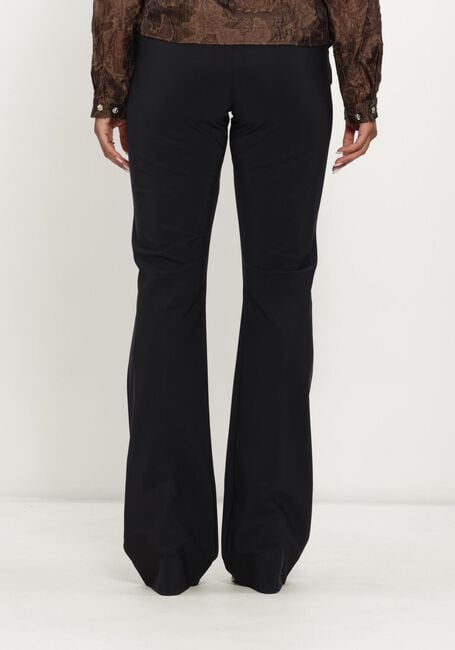 Schwarze STUDIO ANNELOES Schlaghose Flair LONG bonded trousers - large