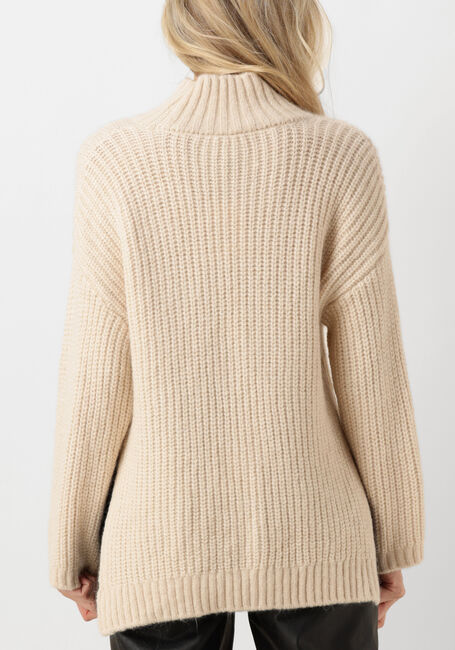 Beige DANTE6 Pullover RAYURE OVERSIZED SWEATER - large