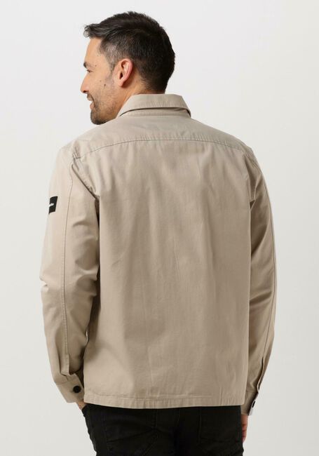 Beige CALVIN KLEIN Overshirt COTTON NYLON OVERSHIRT - large