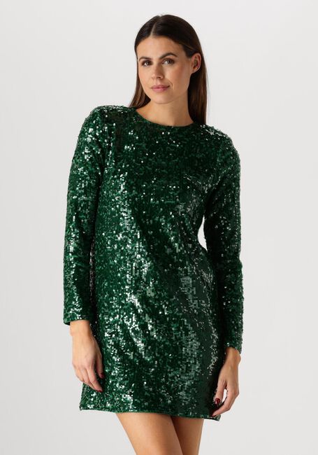 Grüne SUNCOO Minikleid CARLOTA GLITTER - large