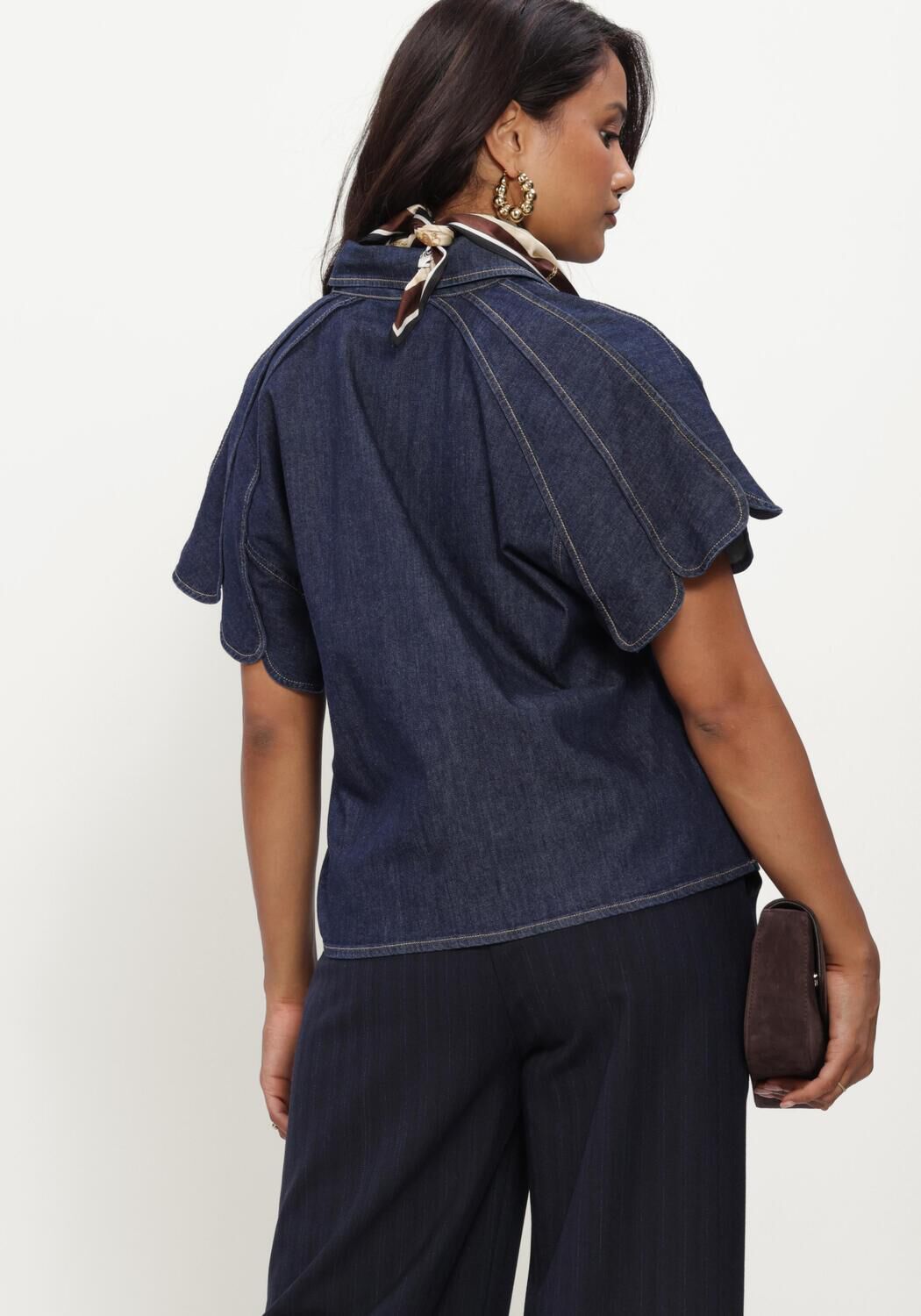 Dunkelblau CAROLINE BISS Blusen 4615 - large