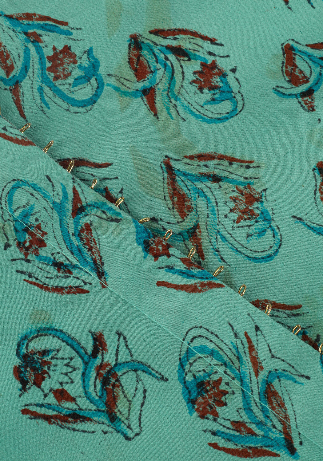 Blaue SISSEL EDELBO Blusen JUANA SILK SHIRT - large