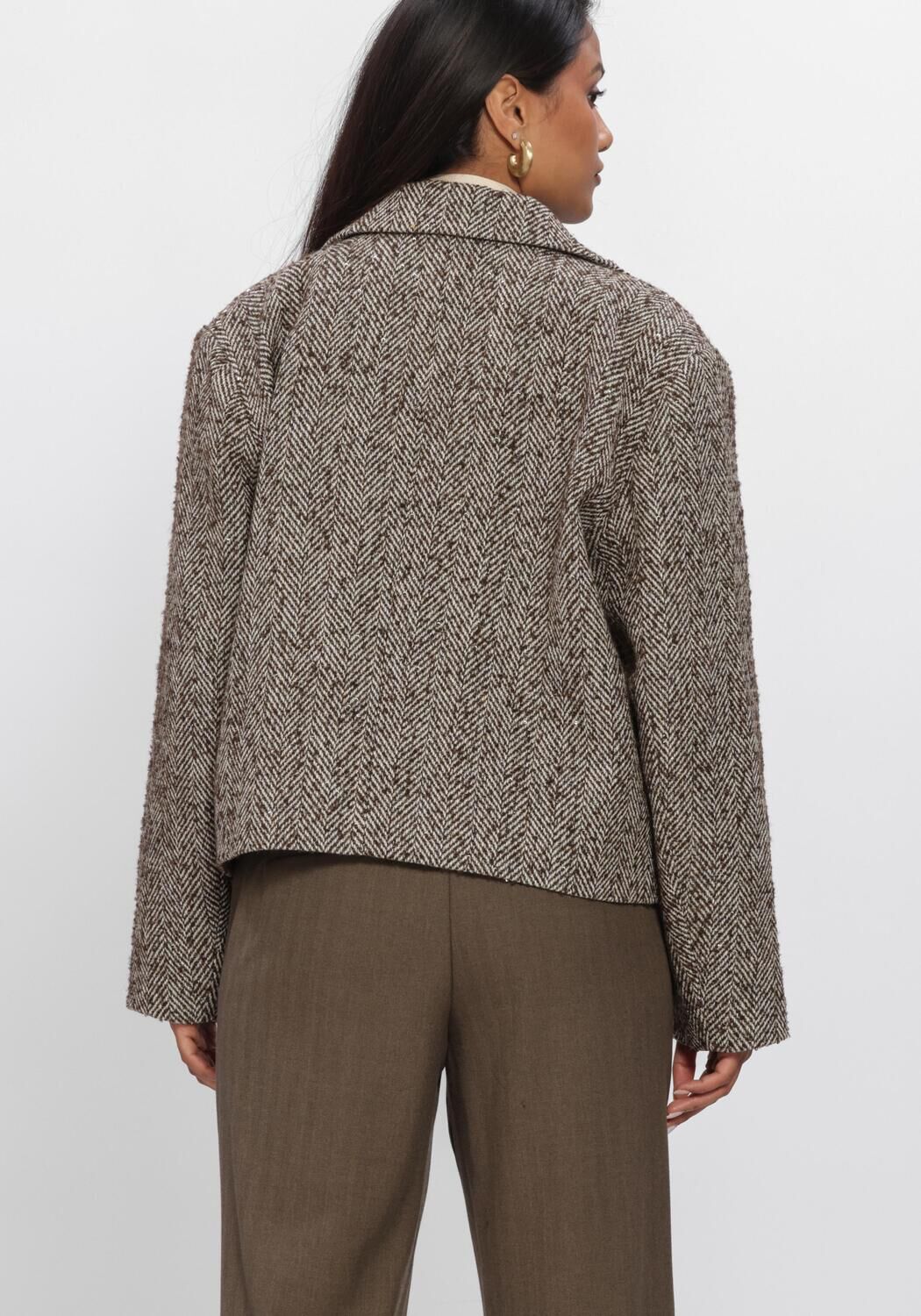Braune NUKUS Jack DAPHNE JACKET HERRINGBONE - large