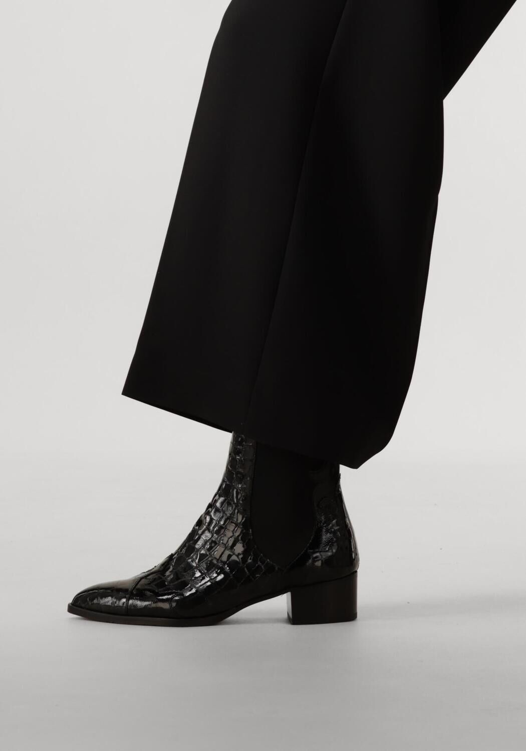 Schwarze PERTINI Stiefeletten 30961 - large