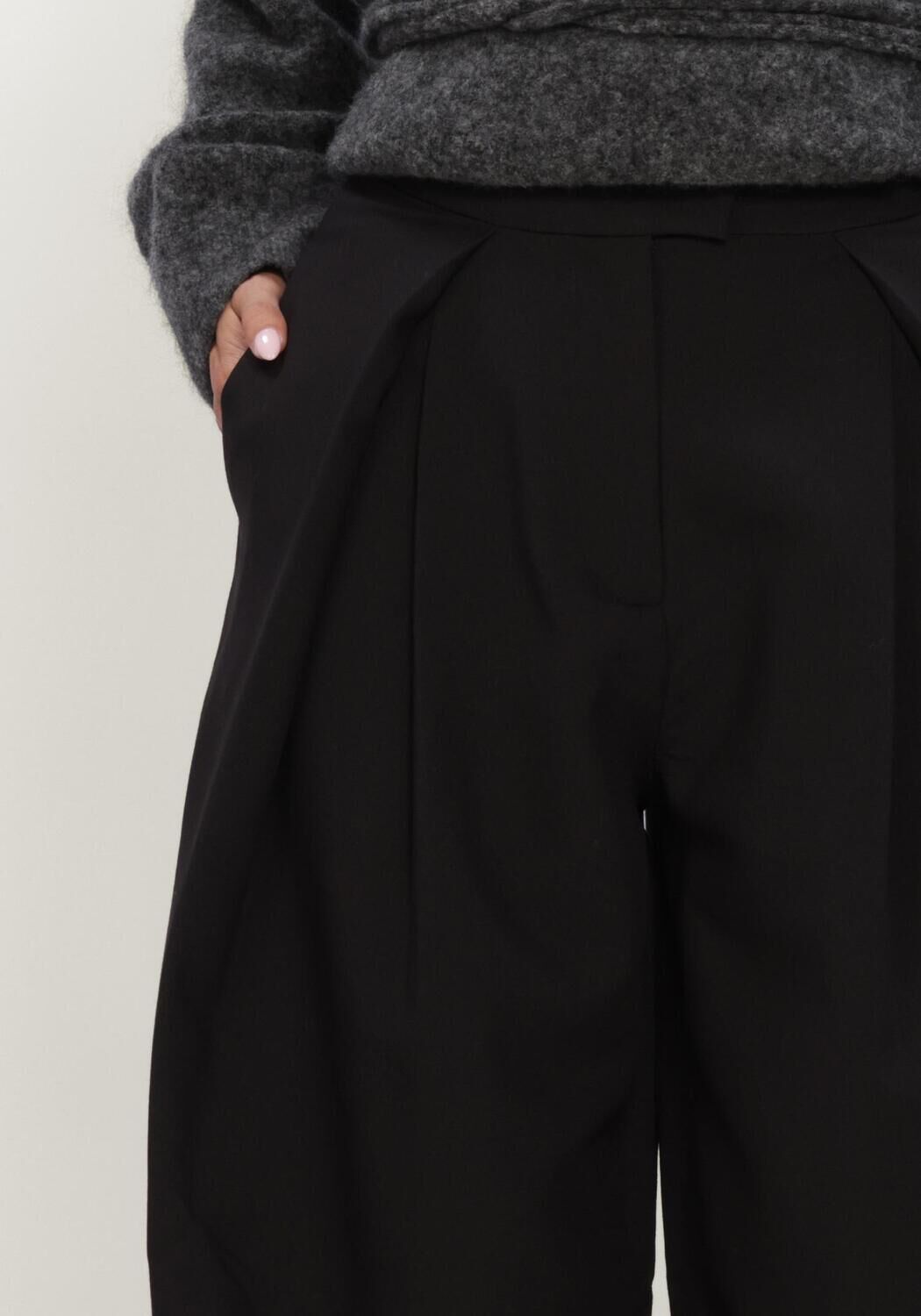 Schwarze LINA LOCCHI Weite Hose LL-BERYL - large