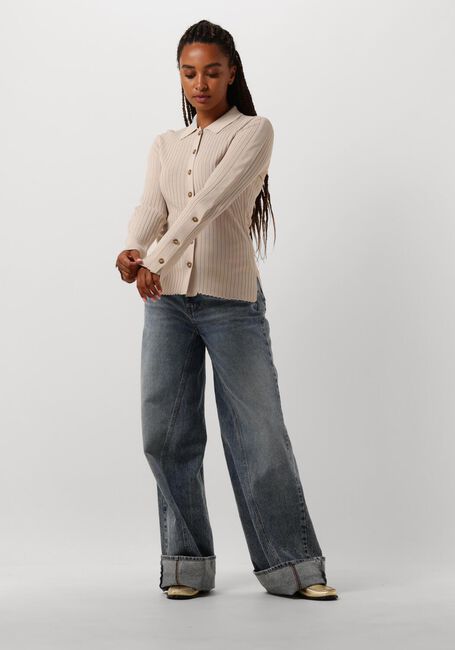 Sand SECOND FEMALE Pullover JAKARTA KNIT COLLAR - large
