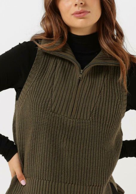 Grüne CC HEART Spencer EMILY ZIP KNIT VEST - large