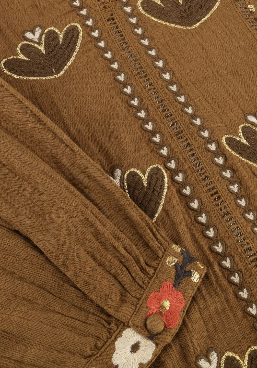 Khaki LOUIZON Blusen CHEMANCE - large