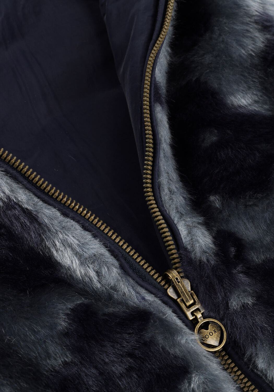 Mehrfarbige/Bunte LOOXS Little Fake-Fur-Jack 2531-7220 - large