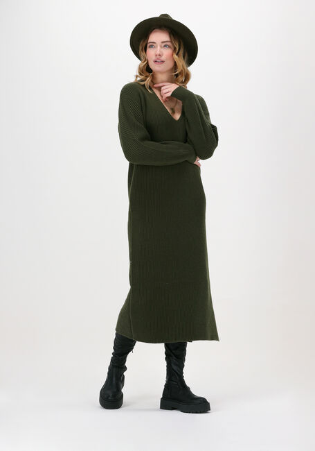 Grüne ANOTHER LABEL Midikleid HANNA KNITTED DRESS - large