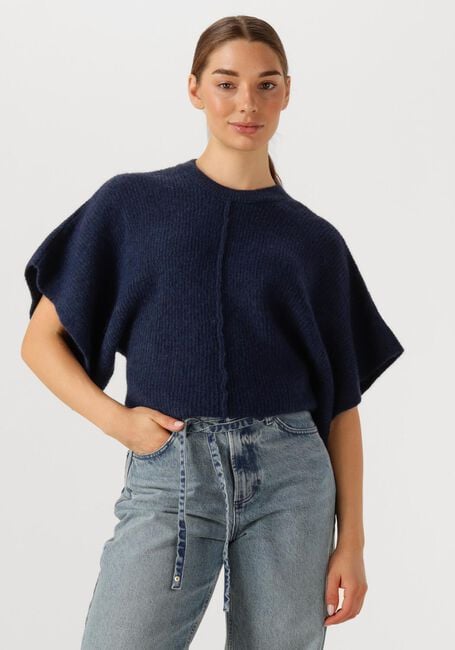 Dunkelblau EST'SEVEN Pullover SUZETTE PIX - large