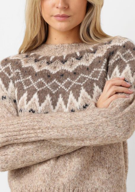 Braune MOS MOSH Pullover SIDSEL WARM KNIT - large