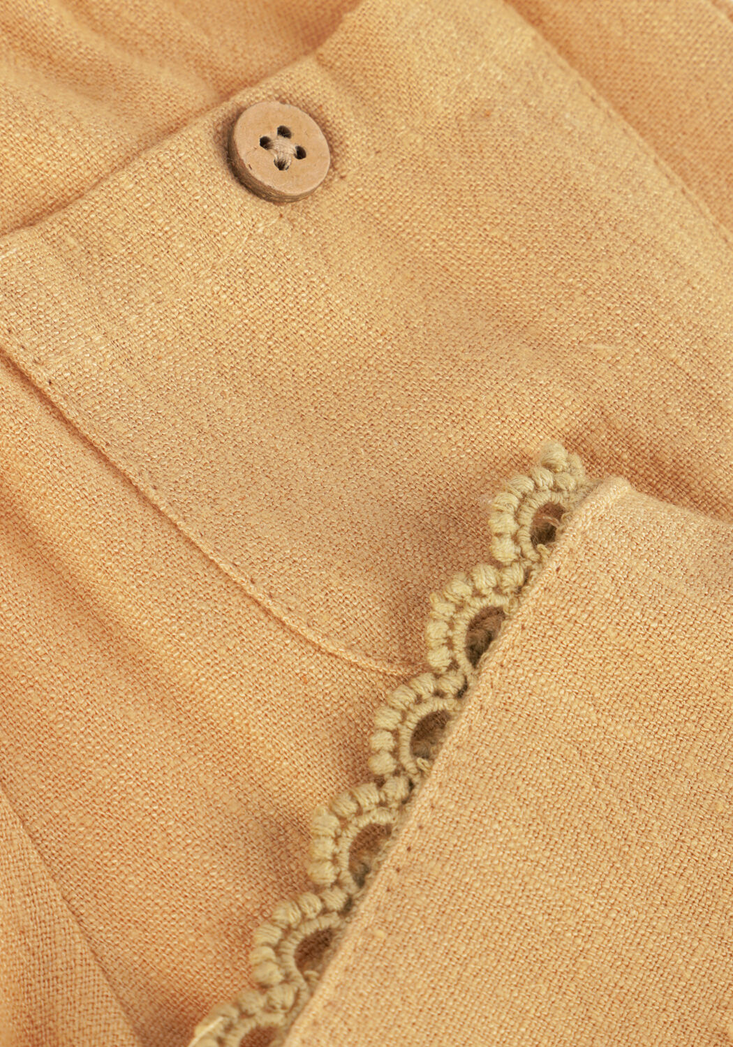 Gelbe LIL' ATELIER Hosen NBFDAMLA LOOSE PANT LIL - large