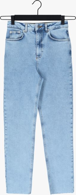 Hellblau RIANNE MEIJER x NA-KD Straight leg jeans HIGH WAIST RAW EDGE DENIM - large