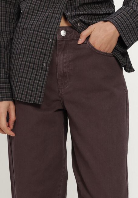 Braune OBJECT Barrel jeans OBJMIU ZOE MW BARREL ANK TWILL JEANS DIV - large