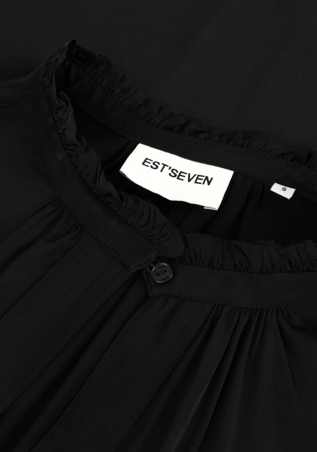 Schwarze EST'SEVEN Blusen ELISE BLOUSE - large