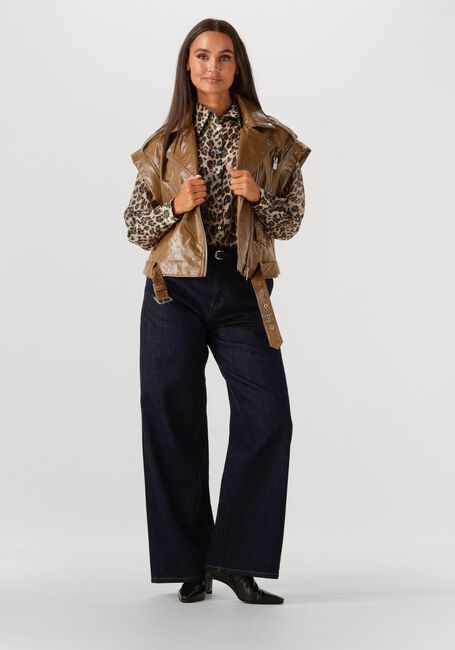 Dunkelblau WITHBLACK Weite Hose WBLMILA HW WIDE DENIM PANT - large