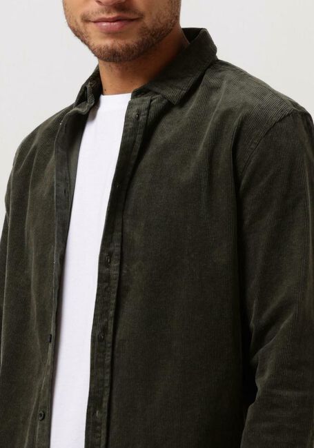 Dunkelgrün ANERKJENDT Overshirt AKLEIF CORDUROY SHIRT - large