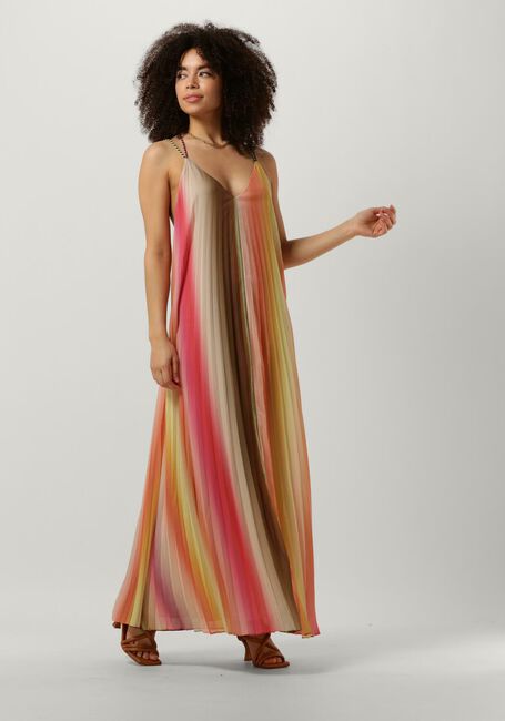 Mehrfarbige/Bunte SCOTCH & SODA Maxikleid PLEATED TANK TOP MAXI DRESS - large