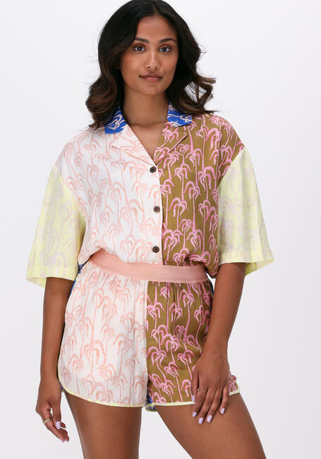 Mehrfarbige/Bunte SCOTCH & SODA Blusen OVERSIZED PRINTED BEACH SHIRT - large