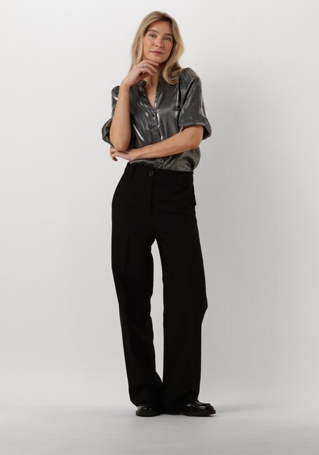 Graue JANSEN AMSTERDAM Blusen SQ782 BLOUSE BO - large
