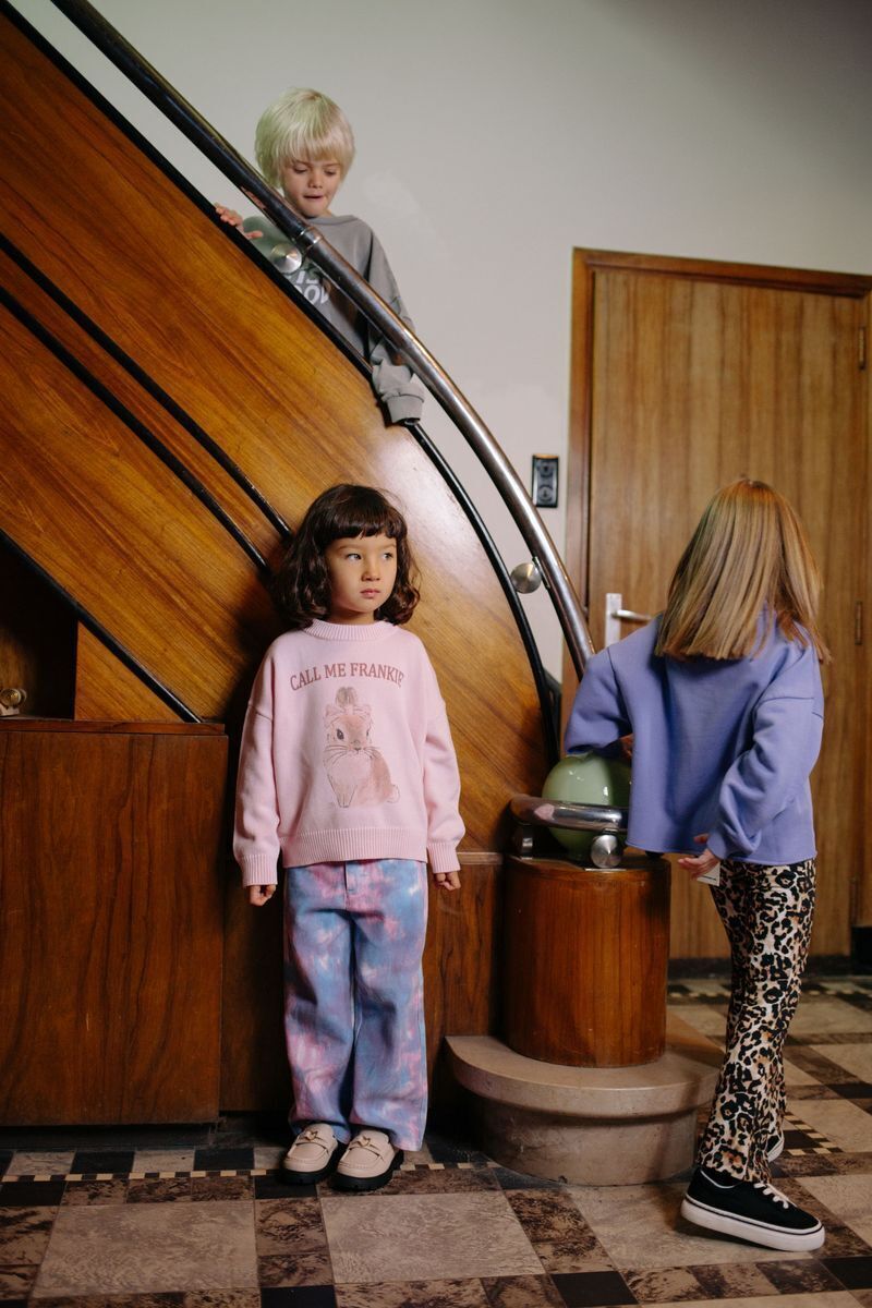 Mehrfarbige/Bunte CALL ME FRANKIE Wide jeans TD PANTS BUBBLEGUM - large