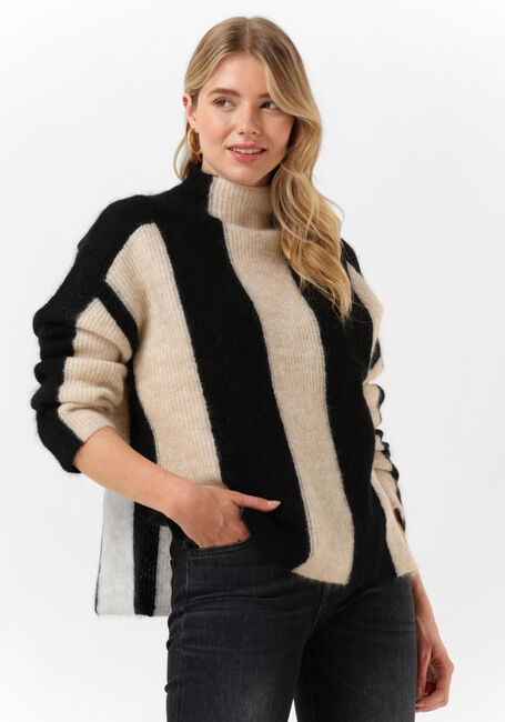 Schwarze SECOND FEMALE Rollkragenpullover HERTHA KNIT T-NECK - large
