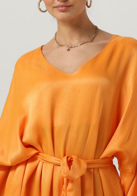 Orangene NOTRE-V Midikleid NV-BELLE MIDI DRESS - large