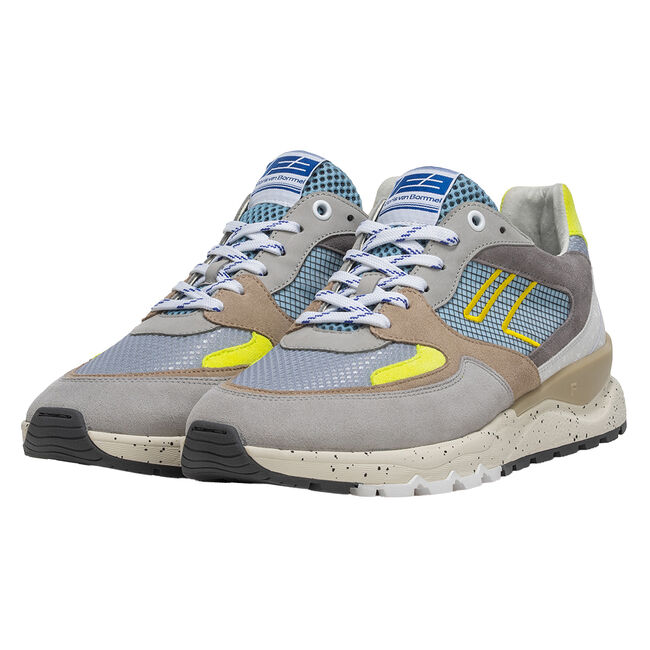 Blaue FLORIS VAN BOMMEL Sneaker Low SFM-10243 DE TREENER - large