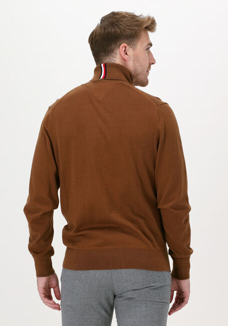 Khaki TOMMY HILFIGER Rollkragenpullover PIMA COTTON CASHMERE ROLL NECK - large