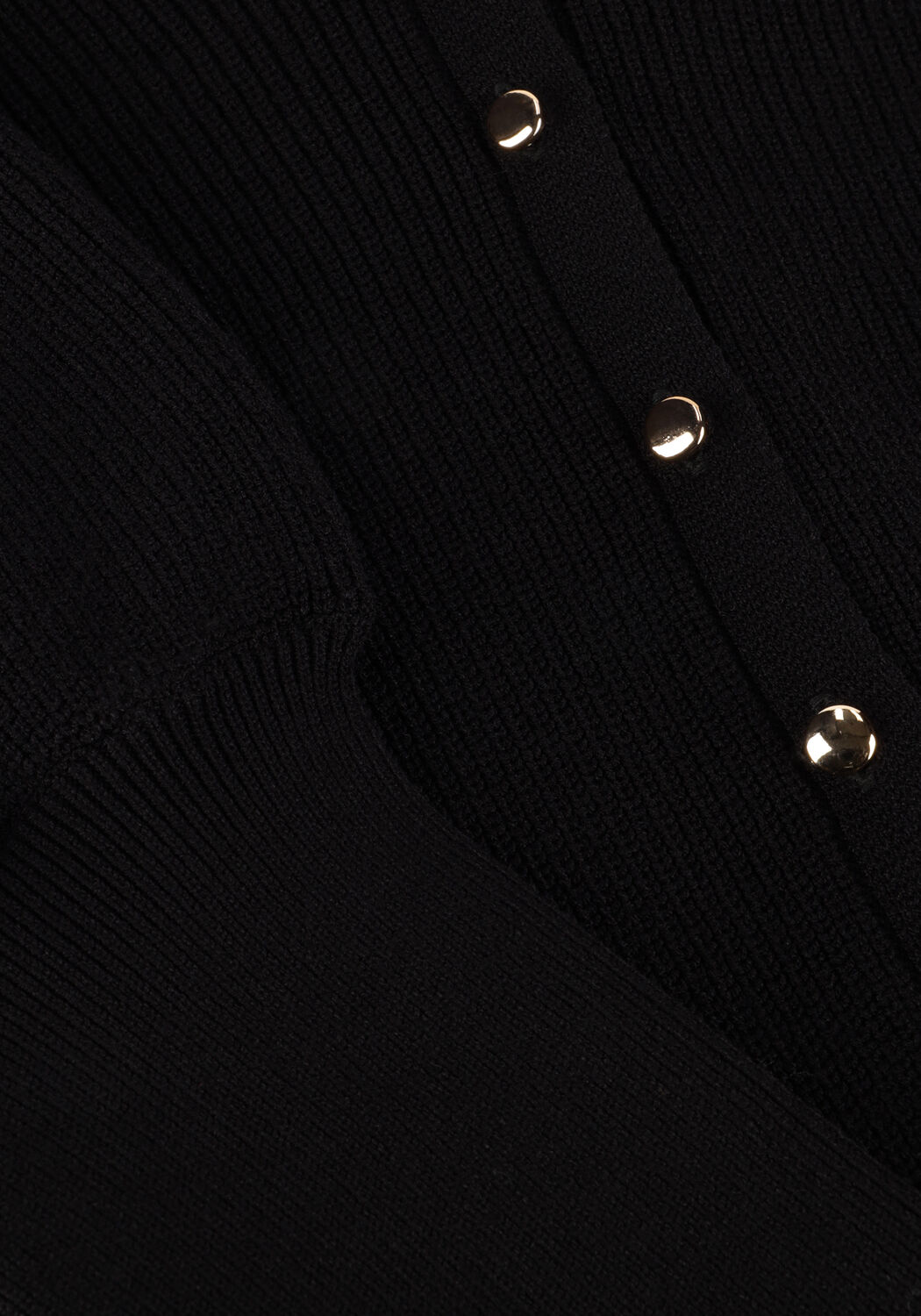 Schwarze JANSEN AMSTERDAM Strickjacke FN261 VEST BELLE - large