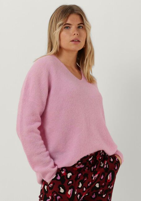 Hell-Pink MOS MOSH Pullover THORA V-NECK KNIT - large