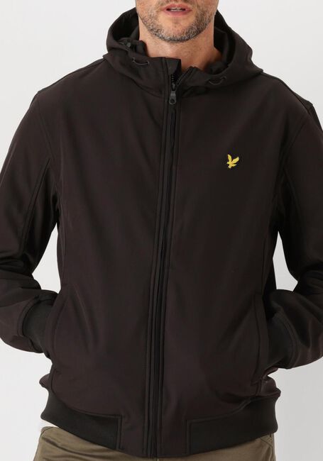 Schwarze LYLE & SCOTT Jack MESH BACK SOFTSHELL JACKET - large