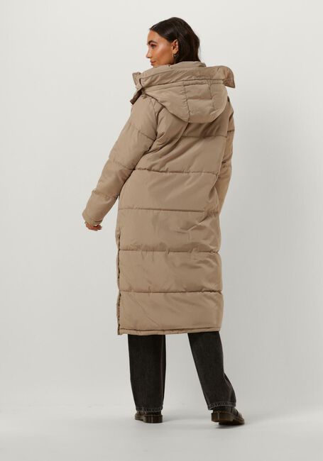 Sand NOTRE-V Wattierte Jack PUFFER COAT LONG - large