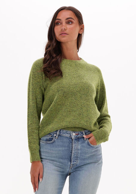 Grüne SELECTED FEMME Pullover LULU LS KNIT O-NECK B - large