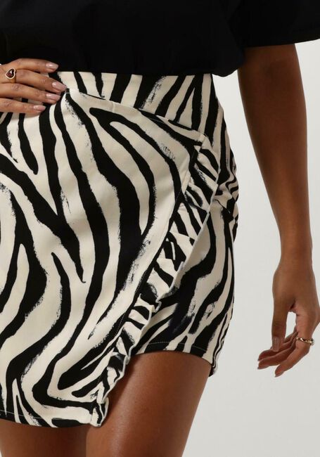 Schwarze REFINED DEPARTMENT Minirock ZEBRA - large
