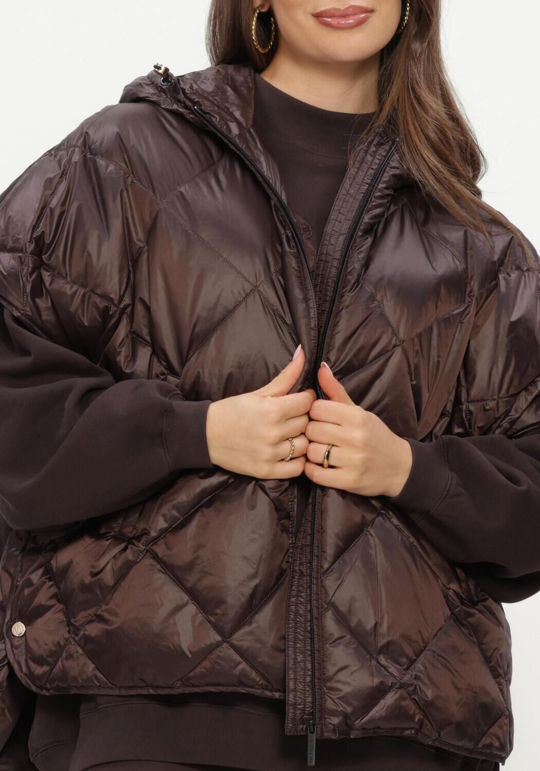 Braune DEBLON SPORTS Bodywarmer BOWIE CAPE - large