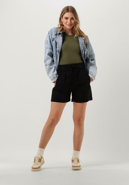 Schwarze SCOTCH & SODA Kurze Hose HIGH RISE BELTED SHORTS - large