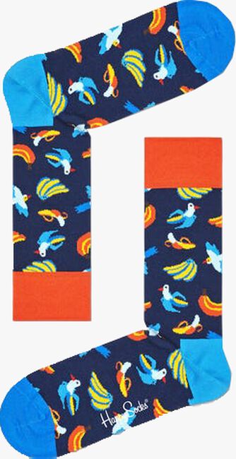 Blaue HAPPY SOCKS BANANA BIRD Socken - large