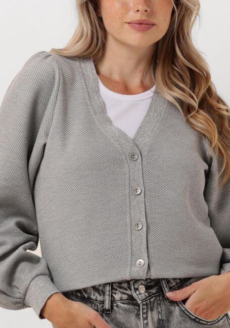 Weiße SUMMUM Strickjacke 3/4 SLEEVE CARDIGAN NEW WAFFLE - large