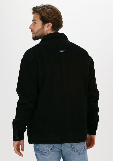 Schwarze TOMMY JEANS Overshirt TJM LINED CORD OVERSHIRT - large