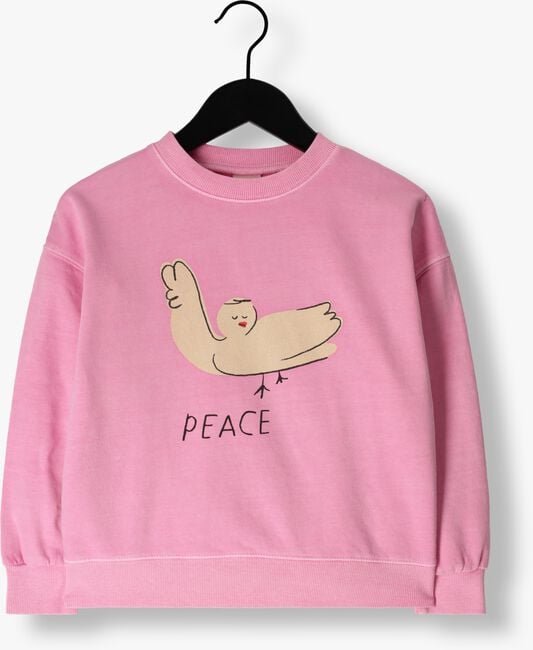 Rosane Jelly Mallow Sweatshirt PEACE PIGMENT SWEATSHIRT - large
