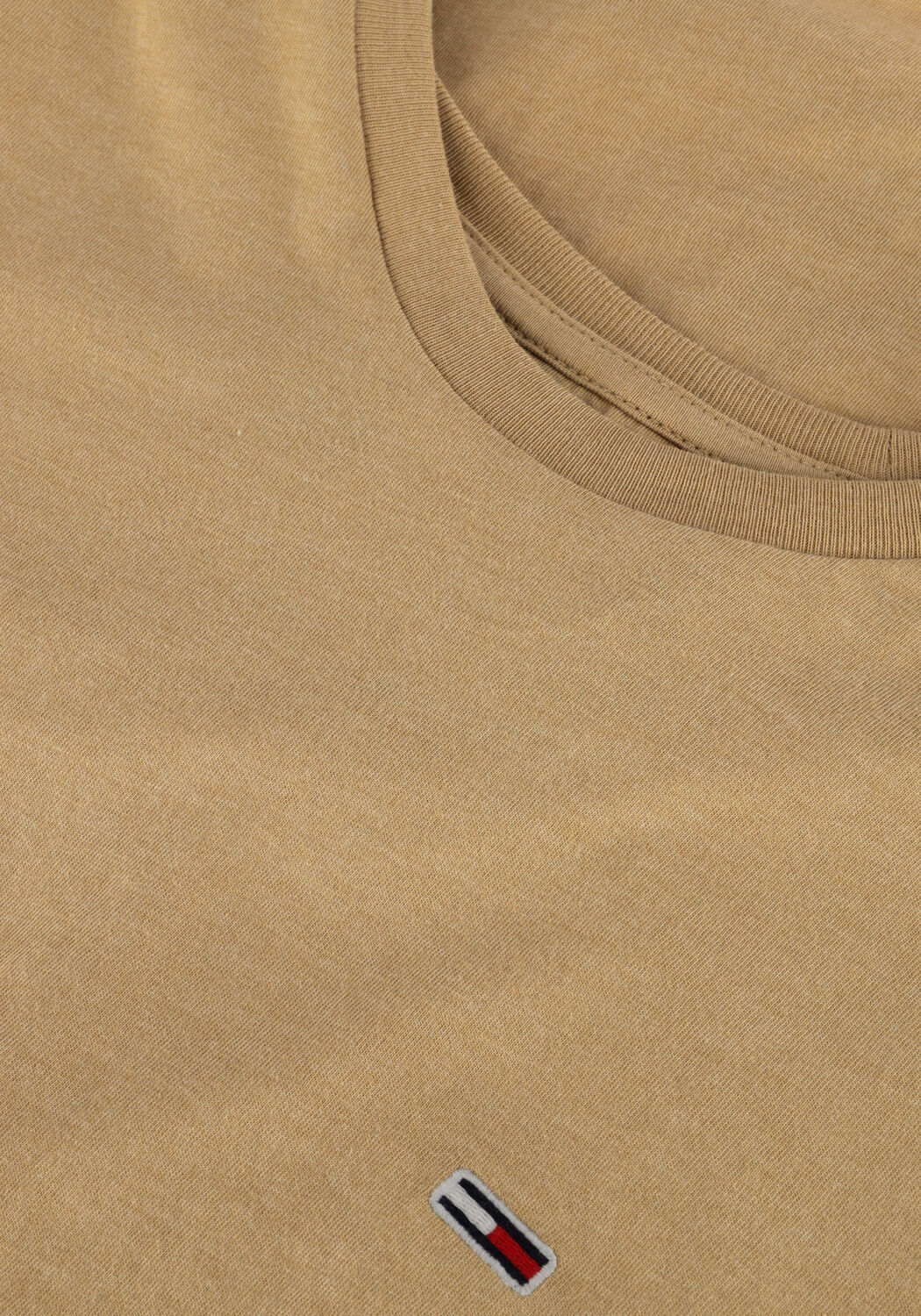 Beige TOMMY JEANS T-shirt TJM XSLIM JASPE HTR TEE EXT - large