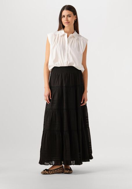 Schwarze NEO NOIR Maxirock FELICIA S VOILET SKIRT - large