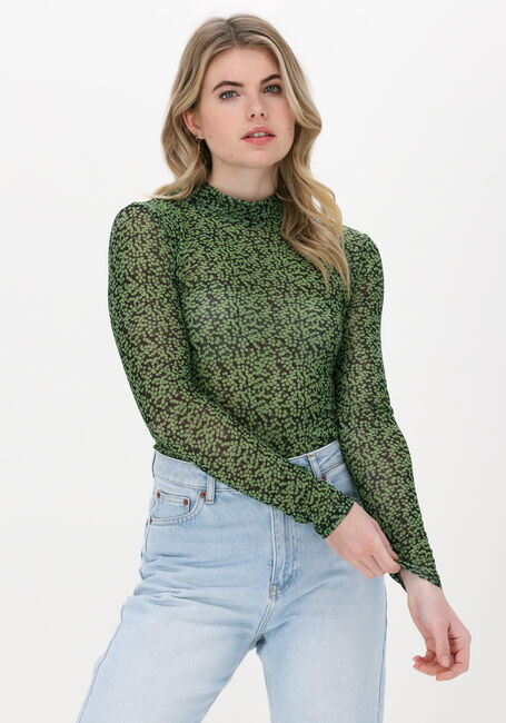 Grüne MODSTRÖM Top ORA PRINT TOP - large