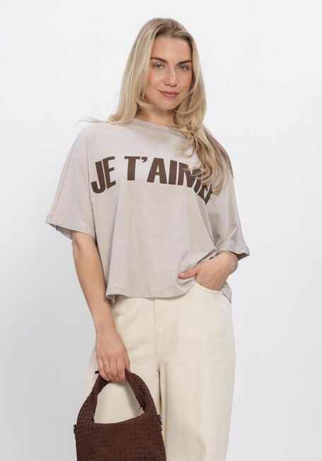 Sand AIMEE THE LABEL Tops & T-shirts SELARAHS T-SHIRT PRINT - large